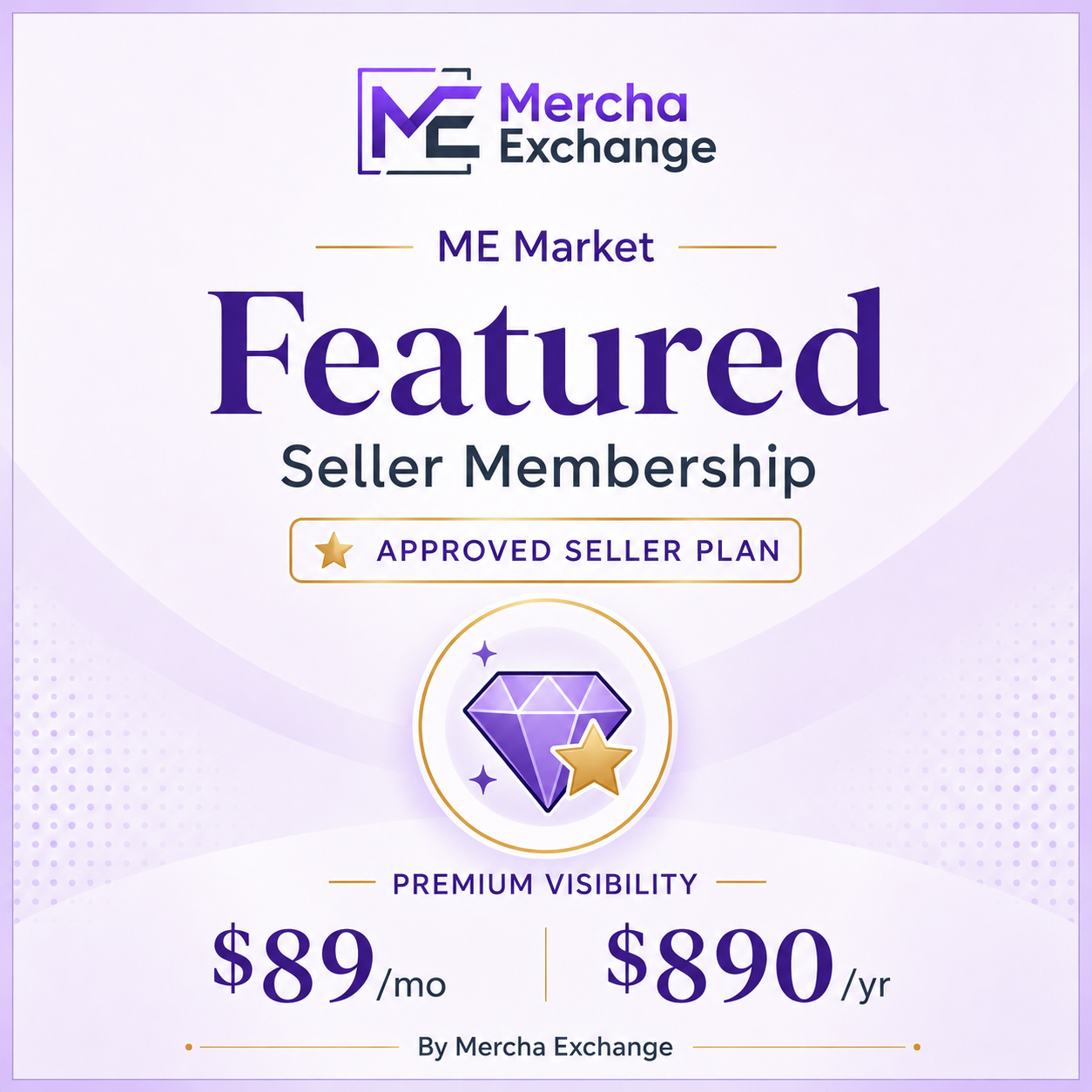 ME Market Founding Seller - Featured Membership